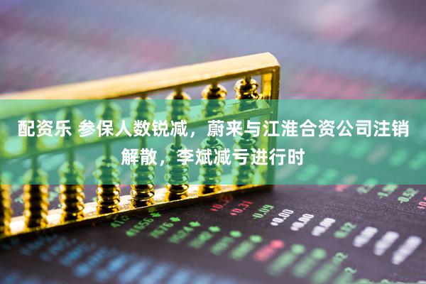 配资乐 参保人数锐减，蔚来与江淮合资公司注销解散，李斌减亏进行时